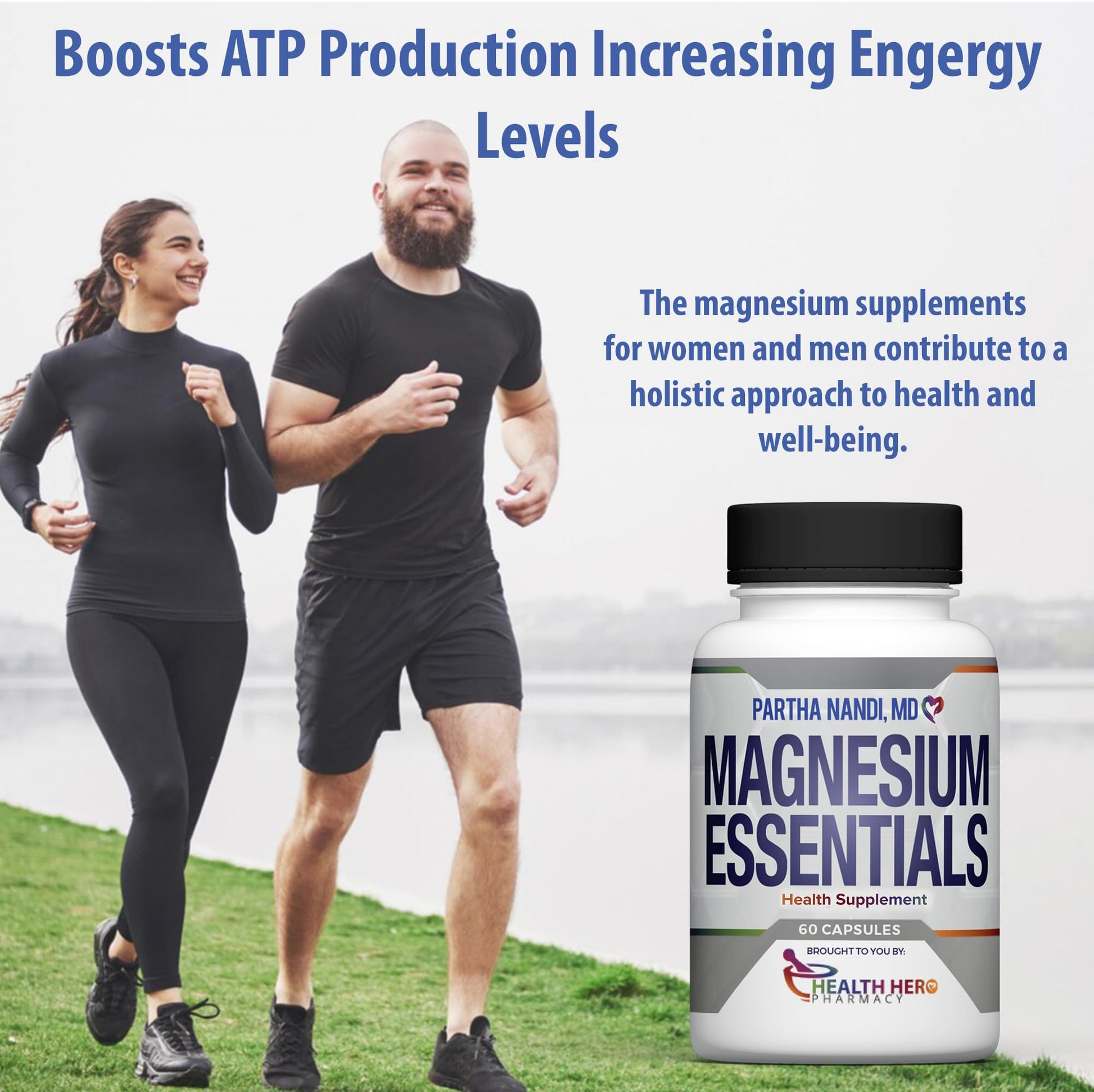 Triple Magnesium Citrate, Malate & Glycinate Complex Supplement – Supports Sleep, Stress, Muscle, Nerve & Heart Health – Advanced High-Absorption Formula – 235mg – 60 Capsules - Maple Wellness Supplements