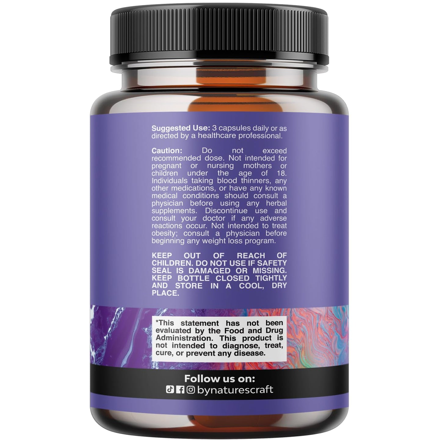 Triple Magnesium Complex Supplement - High Absorption Magnesium Glycinate, Malate & Taurate Blend for Muscles, Energy Support & Heart Health - Triple Mg Complex 400 mg Capsules - 120 Count - Maple Wellness Supplements
