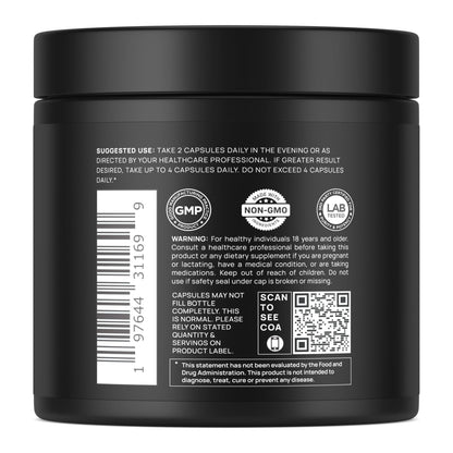 Triple Sleep Magnesium L-Threonate w. Apigenin, Theanine & Magtein Magnesium L Threonate - High Absorption Magnesium Supplement Capsules for Men and Women Magnesium Powder Pills - Maple Wellness Supplements