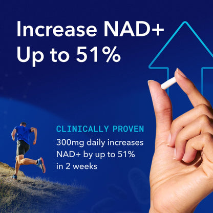 TRU NIAGEN Patented NAD Supplement for Brain Function, Anti Aging & Cell Regeneration, 300mg Niagen, 30 Servings | Supports Cellular Energy, Muscle - Maple Wellness Supplements