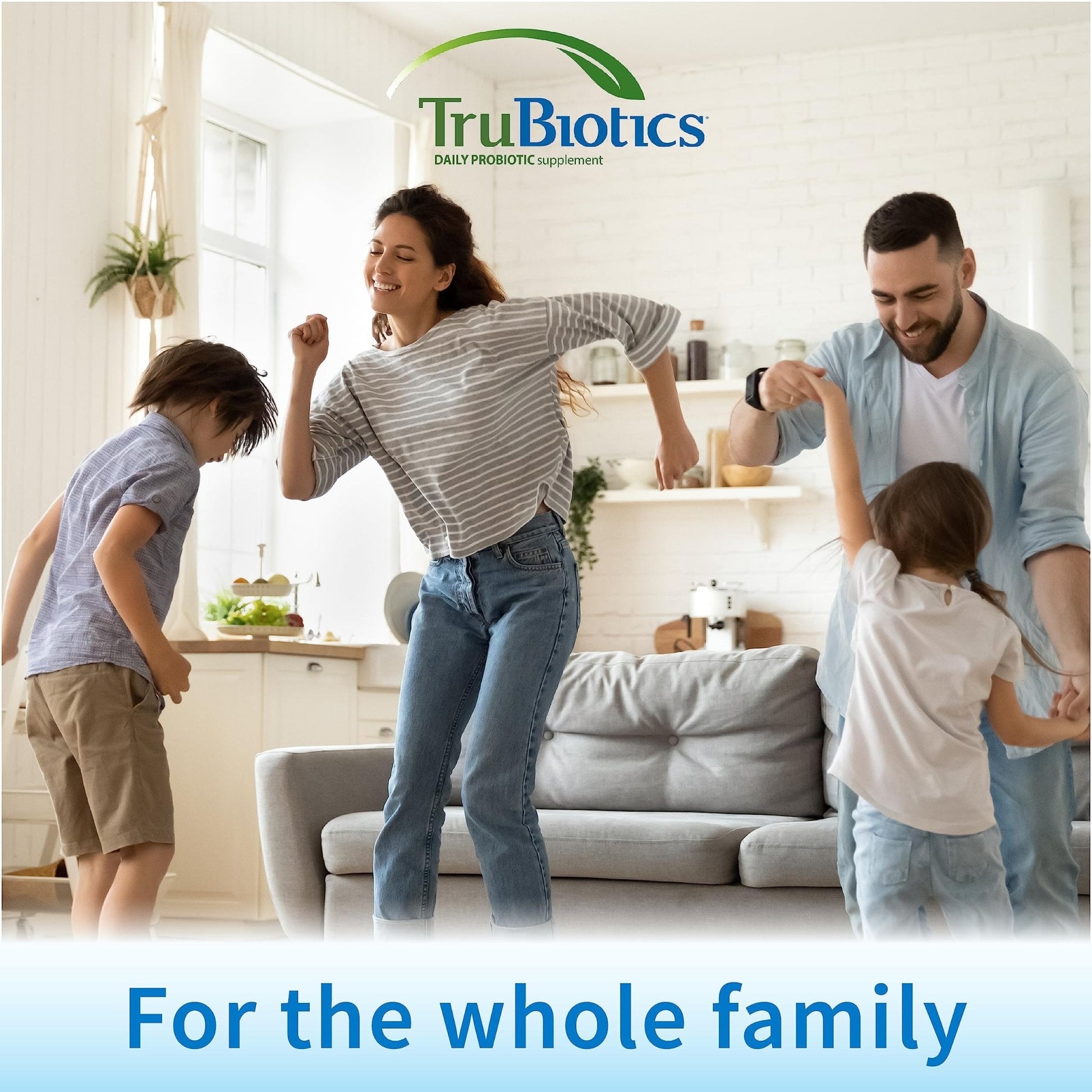 TruBiotics Probiotics for Digestive & Immune Health, Supports Regularity & Helps Relieve Abdominal Discomfort, Gas & Bloating, 2 Clinically Studied - Maple Wellness Supplements