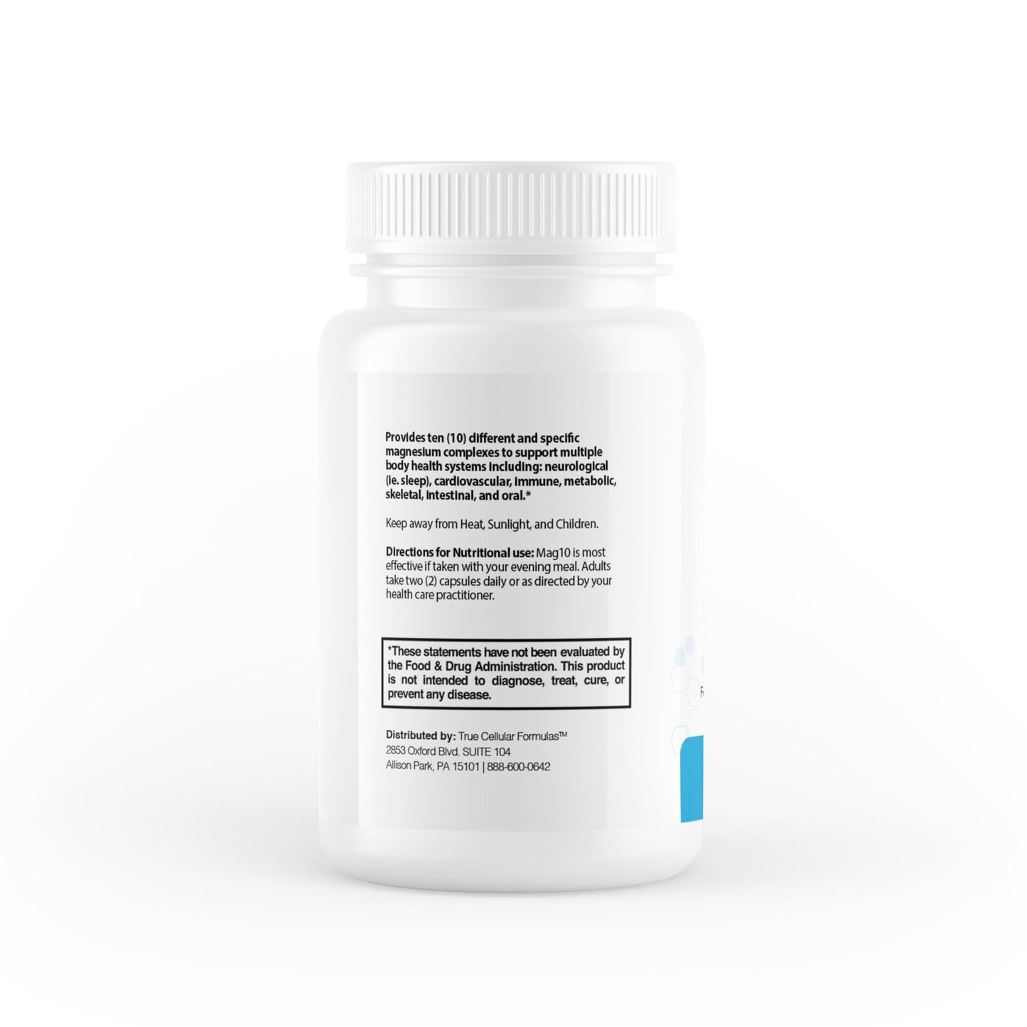 True Cellular Formulas Mg10X Multi-System Magnesium | Supplement to Support Sleep - 60 Capsules | Enhanced Sleep, Immune System & Metabolic Support | Includes Magnesium Glycinate, Citrate and More - Maple Wellness Supplements