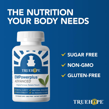 Truehope EMPowerplus Advanced Multivitamin for Women & Men - Broad-Spectrum Multivitamins & Chelated Minerals | 1000% Better Absorption | 37 Research Studies & 28 Years of Success | 30 Day Supply - Maple Wellness Supplements