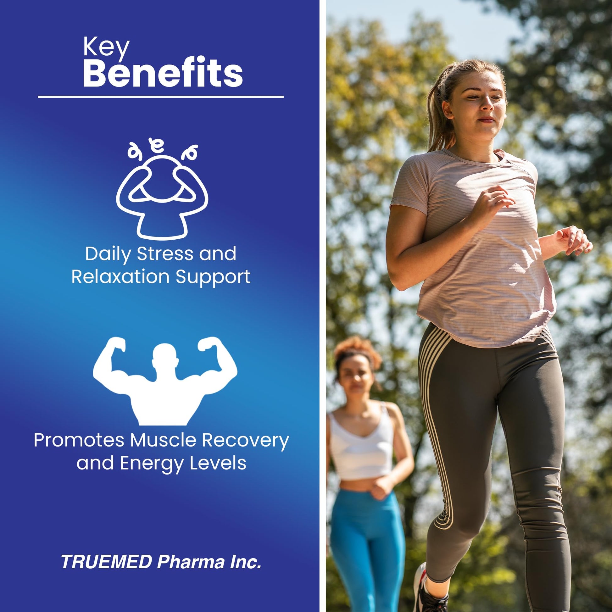 Truemed Triple Magnesium Complex Supplement 235mg with Magnesium Citrate, Malate & Lysinate Chelate | Magnesium Supplement for Sleep, Muscle Relaxation, Energy & Nerve Support | 60 Capsules, USA Made - Maple Wellness Supplements