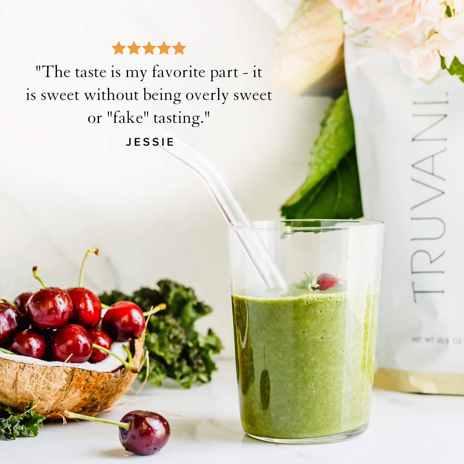 Truvani Organic Vegan Protein Powder, Organic Pea Protein Powder, Vegan, Non GMO - Maple Wellness Supplements
