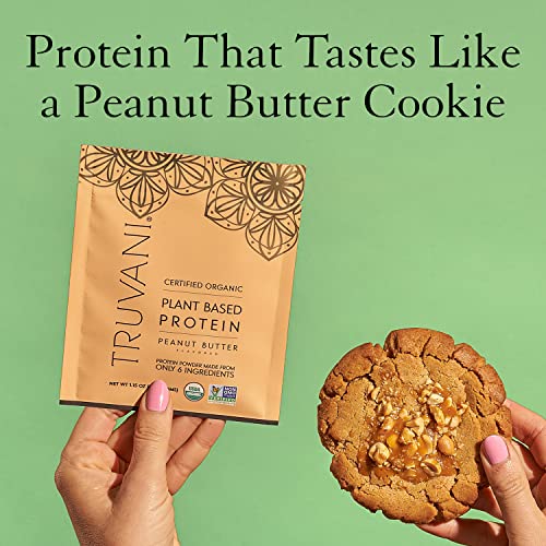 Truvani Organic Vegan Protein Powder Sample Pack - 20g of Plant Based Protein, Organic - Maple Wellness Supplements