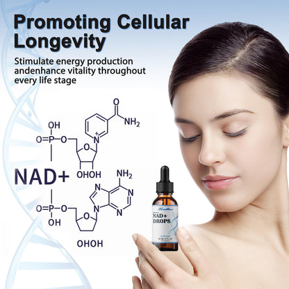tsunshnes Liposomal NAD+800mg, NAD+ Supplement Drops - NMN or Nicotinamide Riboside Alternative, Healthy Aging Energy Metabolism and Vitality, NAD Liquid Supplement for Maximum Absorption - Maple Wellness Supplements
