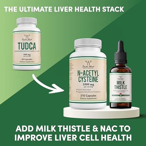 TUDCA Bile Salts Liver Support Supplement, 500mg Servings, Liver and Gallbladder - Maple Wellness Supplements