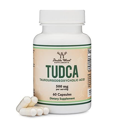 TUDCA Bile Salts Liver Support Supplement, 500mg Servings, Liver and Gallbladder - Maple Wellness Supplements