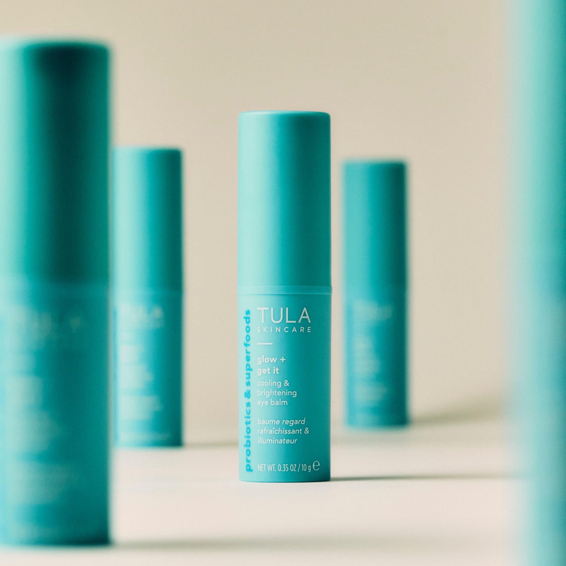 TULA Skin Care Eye Balm Glow & Get It - Dark Circle Treatment, Instantly Hydrate and Brighten Undereye Area, Portable and Perfect to Use On-the-go, 0.35 oz. - Maple Wellness Supplements