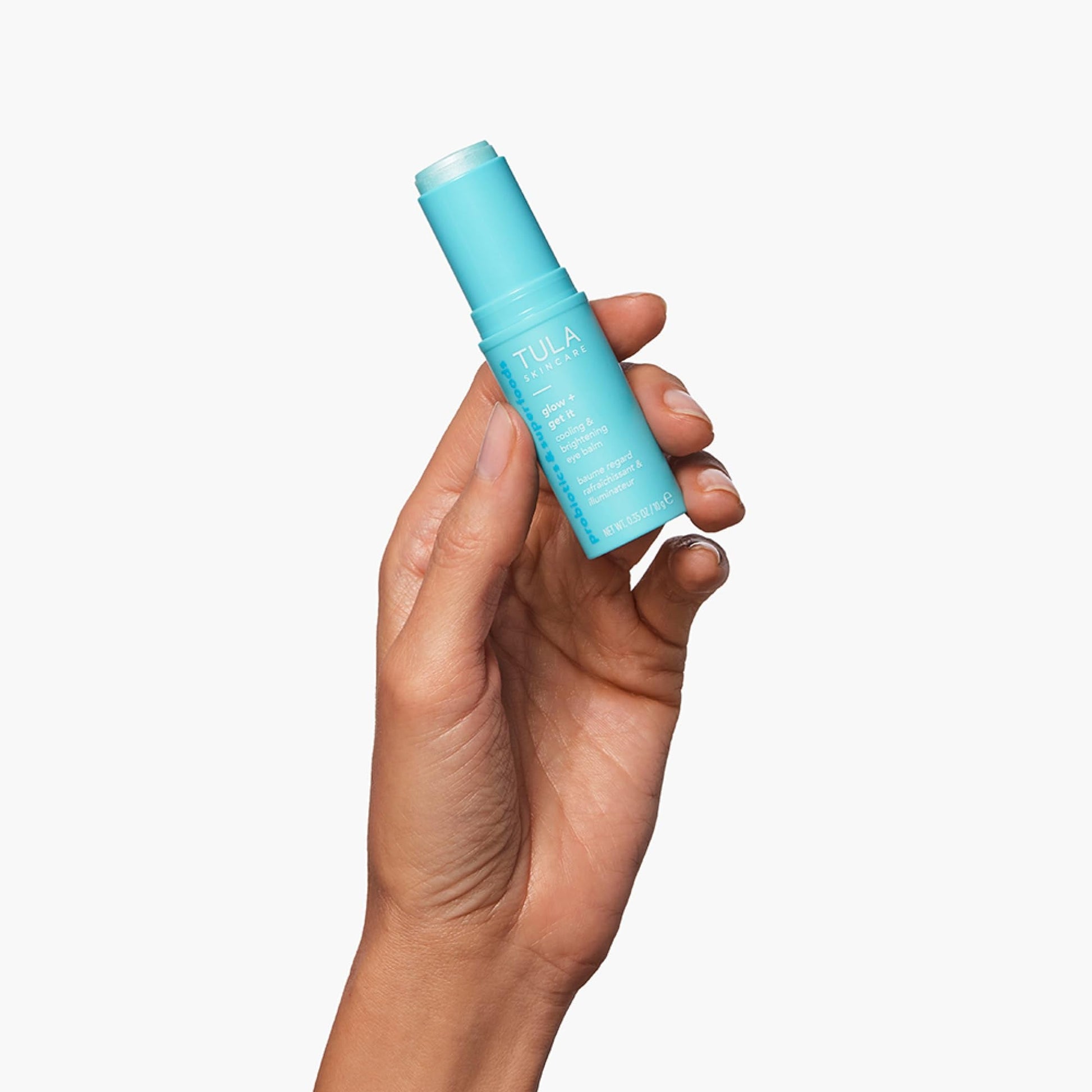 TULA Skin Care Eye Balm Glow & Get It - Dark Circle Treatment, Instantly Hydrate and Brighten Undereye Area, Portable and Perfect to Use On-the-go, 0.35 oz. - Maple Wellness Supplements