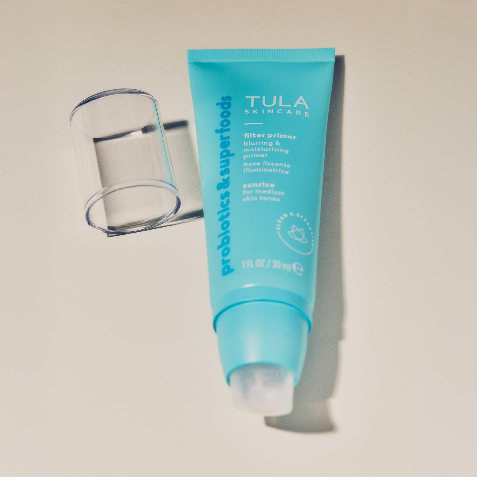 TULA Skin Care Face Filter Blurring and Moisturizing Primer - Cosmos, Evens the Appearance of Skin Tone & Redness, Hydrates & Improves Makeup Wear, 1fl oz - Maple Wellness Supplements