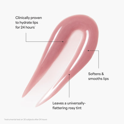 TULA Skin Care Rose Glow + Get It Lip Balm - Hydrating Peptide Lip Treatment with Hyaluronic Acid & Vitamin E, 0.28 oz., Rosy Tint - Maple Wellness Supplements