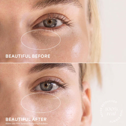 TULA Skin Care ‘Spresso Energizing Eye Balm, Gold Glow - Energizing & Hydrating Caffeine Under Eye Treatment for Dark Circles, Portable and Perfect to Use On-the-go, 0.35 oz. - Maple Wellness Supplements