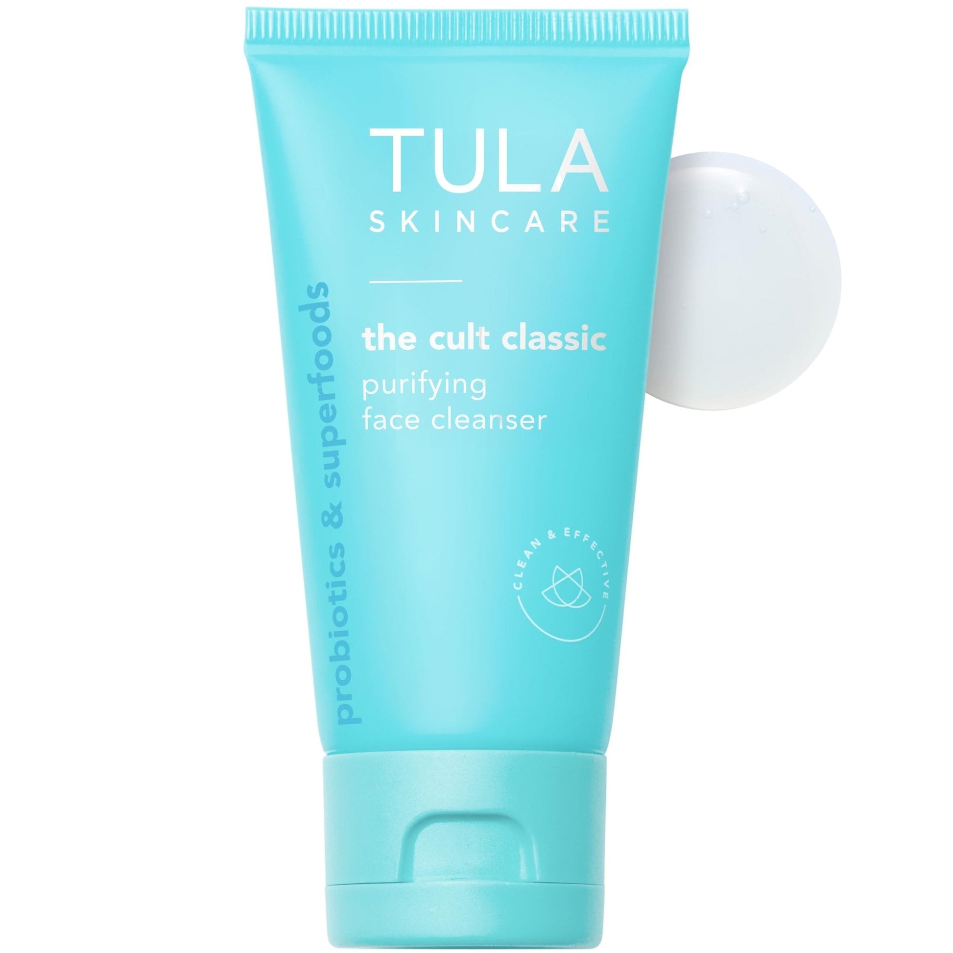 TULA Skin Care The Cult Classic Purifying Face Cleanser (Travel-Size) | Gentle and Effective Face Wash, Makeup Remover, Nourishing and Hydrating | 1.67 oz. - Maple Wellness Supplements