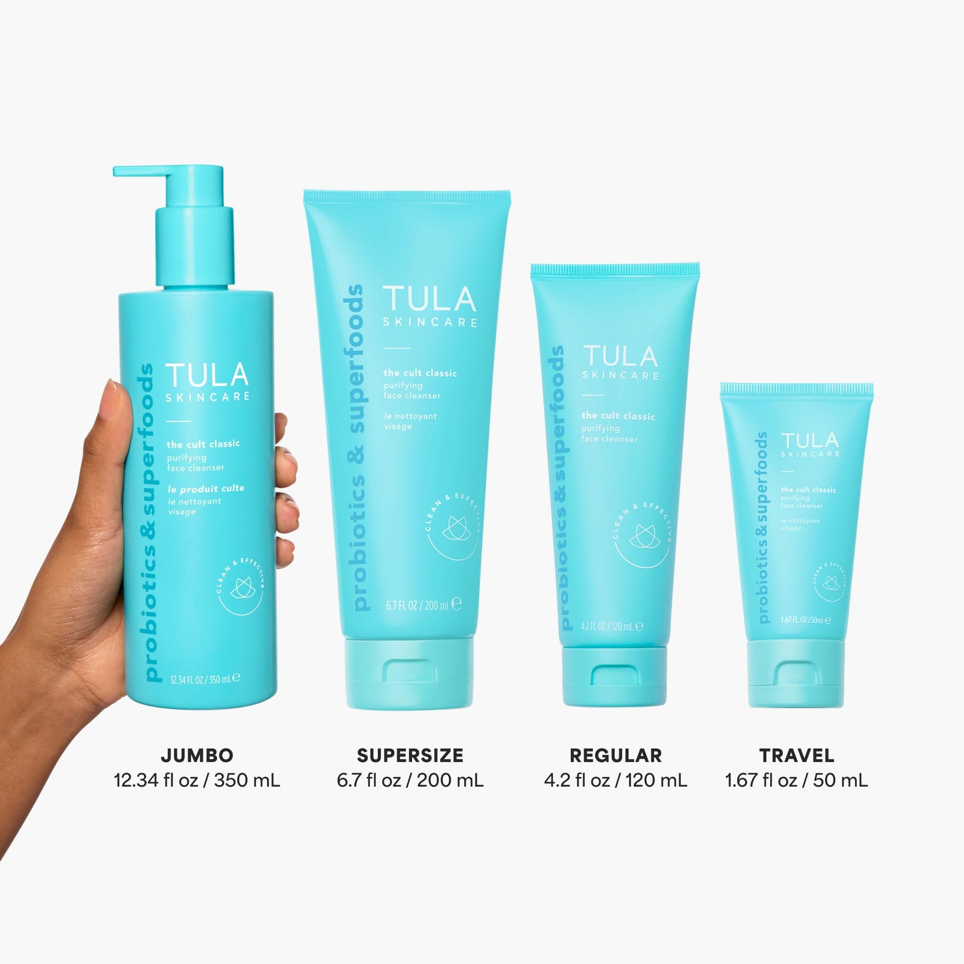 TULA Skin Care The Cult Classic Purifying Face Cleanser (Travel-Size) | Gentle and Effective Face Wash, Makeup Remover, Nourishing and Hydrating | 1.67 oz. - Maple Wellness Supplements