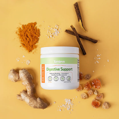 TumLove IBS Relief & Digestive Support Powder – Low FODMAP Certified, Probiotics, Prebiotics, Digestive Enzymes, L-Glutamine & 5 Soothing Herbs - Maple Wellness Supplements