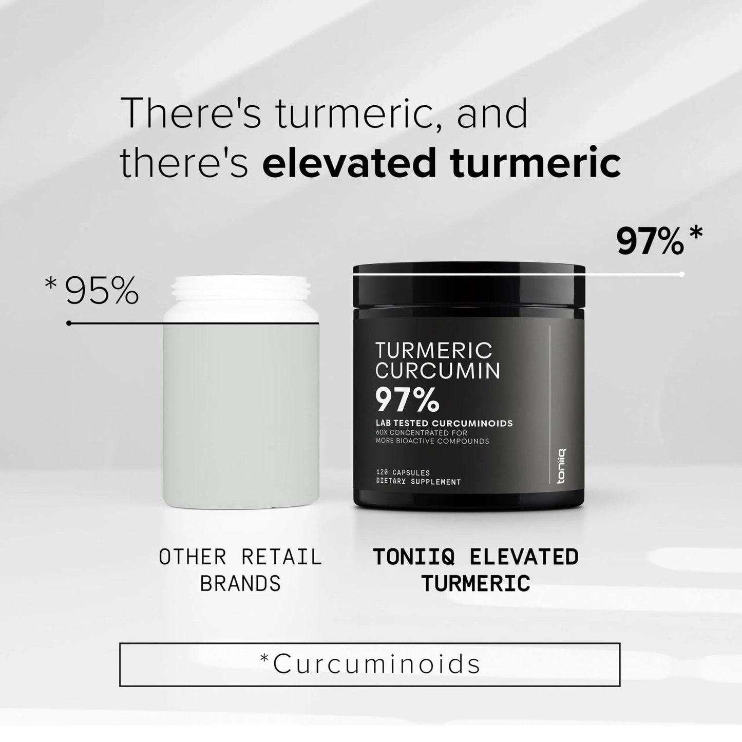 Turmeric Curcumin - Ultra High Potency 60:1 Extract with 97% Curcuminoids - 1200mg Per Serving - Black Pepper & MCT Oil for Enhanced Absorption - Third-Party Lab Tested - 120 Capsules - Maple Wellness Supplements