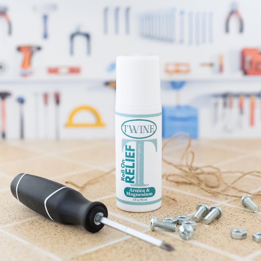 TWINE All-Natural Muscle Relief Roller with Arnica, Camphor & Eucalyptus – 90ml - Maple Wellness Supplements