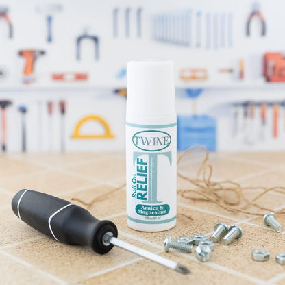 TWINE All-Natural Muscle Relief Roller with Arnica, Camphor & Eucalyptus – 90ml - Maple Wellness Supplements