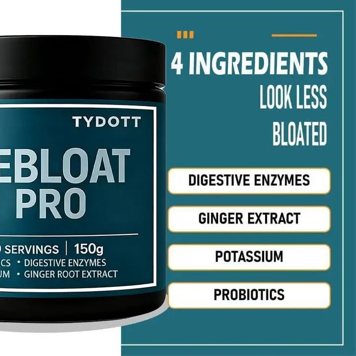 TYDOTT Debloat Pro, Contains Probiotics and Digestive Enzymes to Relieve Bloating, Supports Gut Health, Nutrient Absorption, and Stomach Comfort to Support Digestive Health - Maple Wellness Supplements