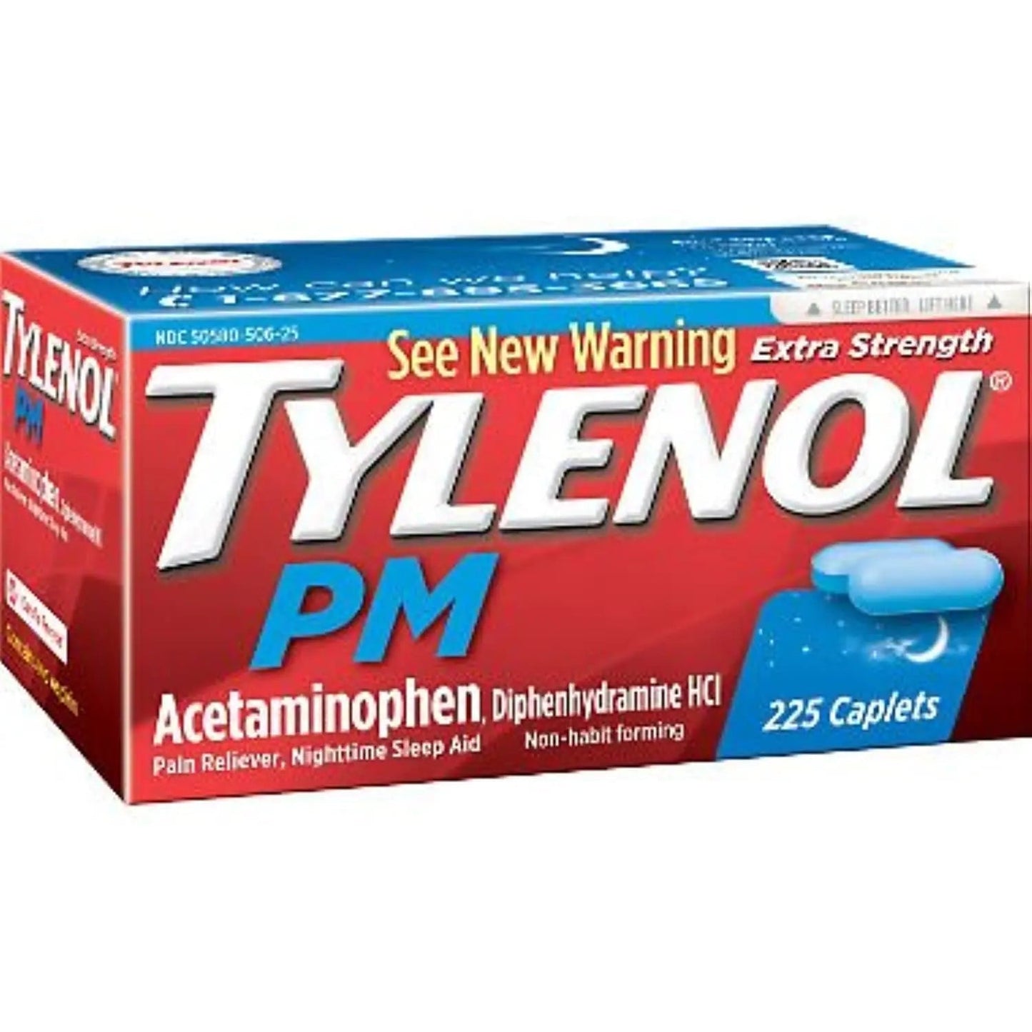 Tylenol PM Caplets - 225 ct. bottle - Maple Wellness Supplements