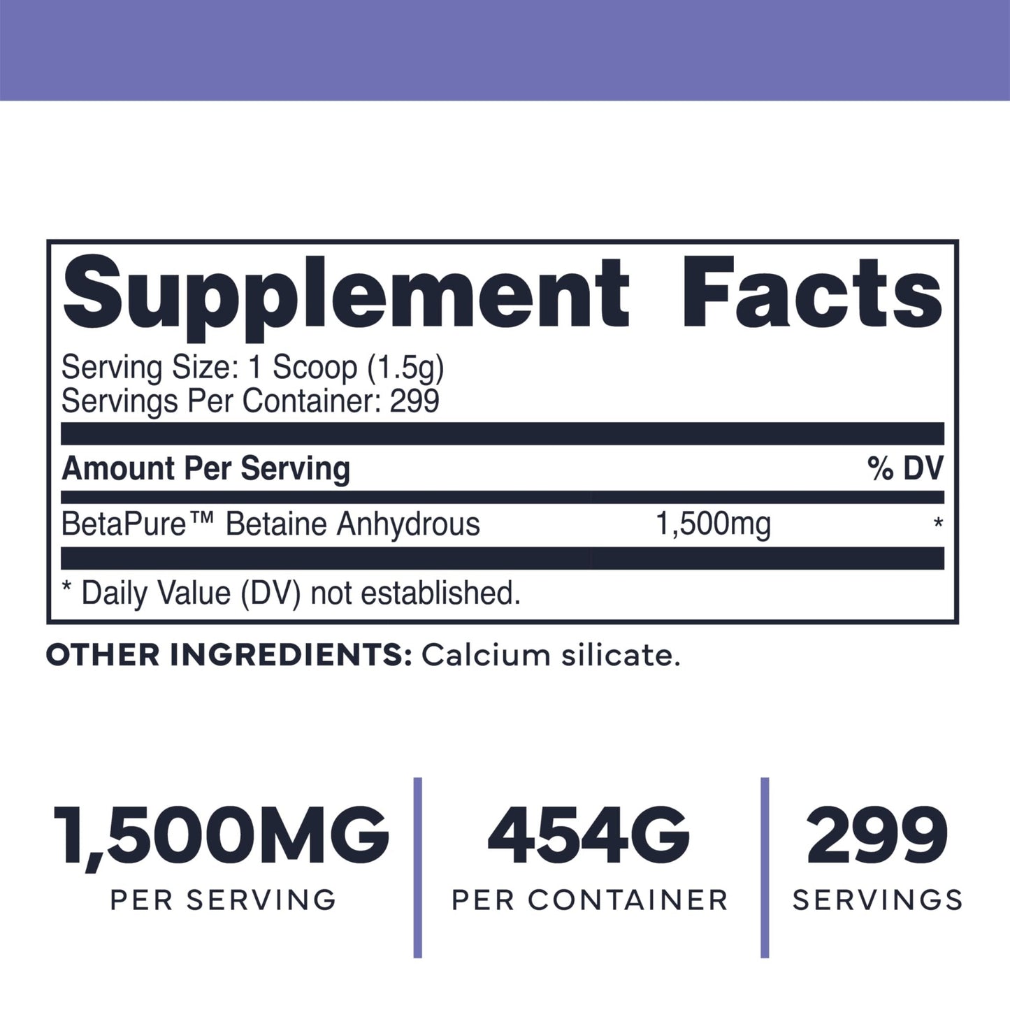 Type Zero Betaine Anhydrous Powder (1 LB) Unflavored - Clean Betaine Anhydrous Supplement, TMG, Trimethylglycine, 1,500mg Per Serving, Keto, GMO-Free - Maple Wellness Supplements