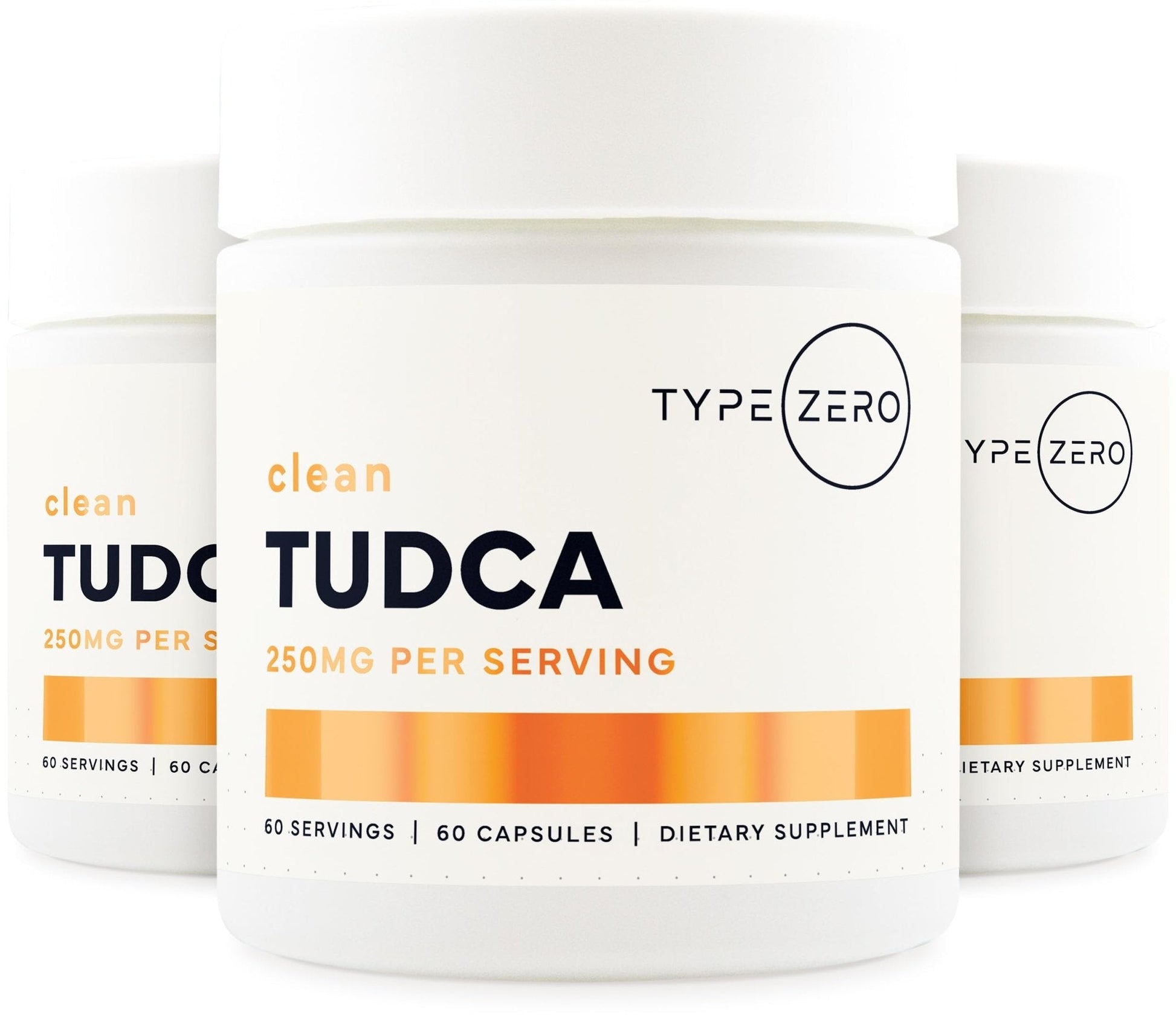 Type Zero Clean TUDCA Capsules 250mg - Pure Tauroursodeoxycholic Acid Supplement - Bile Salt Derivative - 60 Capsules, 60 Servings - Maple Wellness Supplements