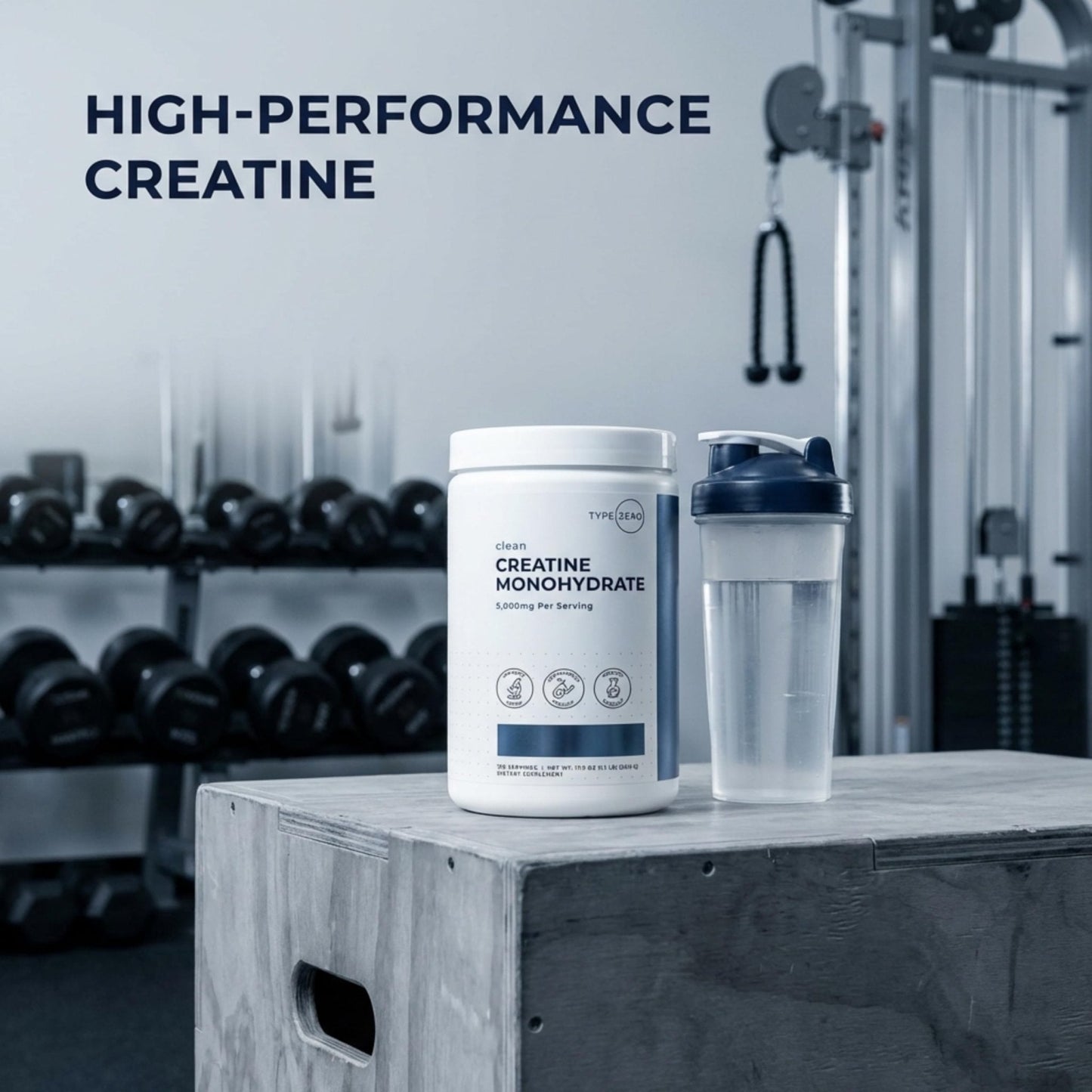 Type Zero Creatine Monohydrate Powder (Unflavored | 500g), 5000 mg Per Serving, Micronized, Zero Sugar, Keto Friendly & Gluten Free, 100 Servings - Maple Wellness Supplements