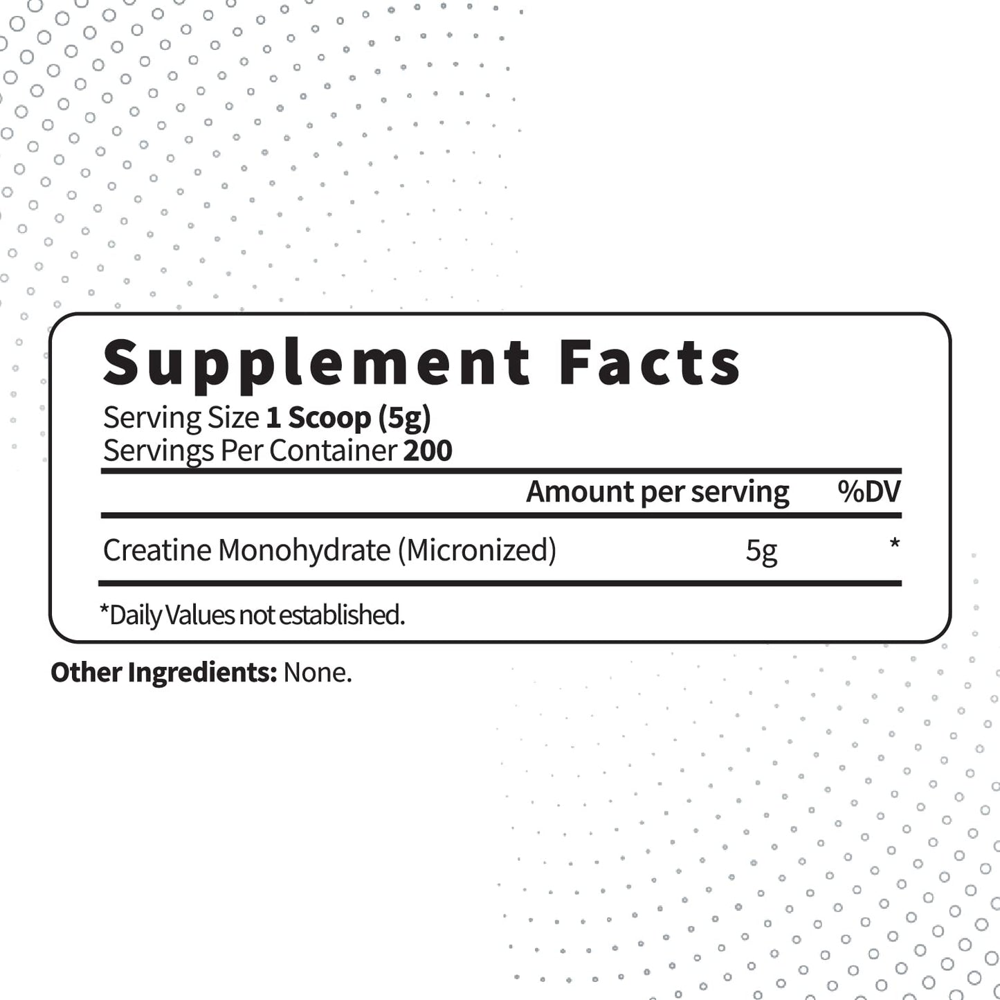 Type Zero Creatine Monohydrate (Unflavored) 1 KG, 5000mg (5g) Per Serving, Micronized, Zero Sugar, Keto Friendly & Gluten Free, 200 Servings - Maple Wellness Supplements