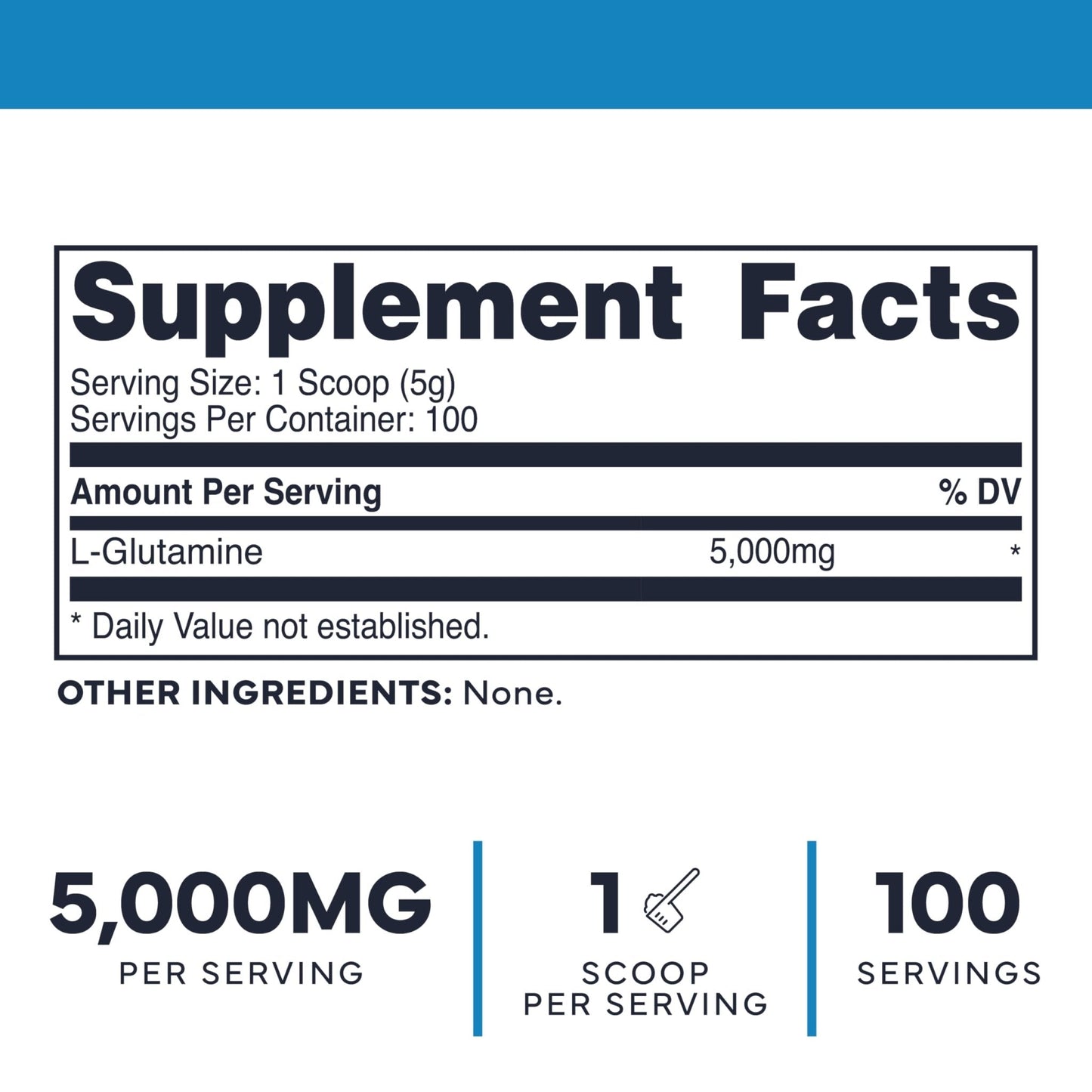 Type Zero L-Glutamine Powder (500G) 3-Month Supply Pure L-Glutamine Supplement - Vegan, Gluten Free, No Fillers - Maple Wellness Supplements