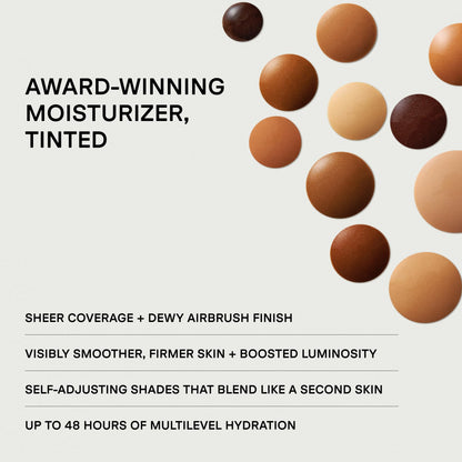 U Beauty The Super Tinted Hydrator Hyaluronic Acid Moisturizing Cream - Mega-Dose Skin Hydrator for Supple, Smooth, and Softer-Looking Skin For Up To 48 Hours - Shade 6-1.0 oz - Maple Wellness Supplements