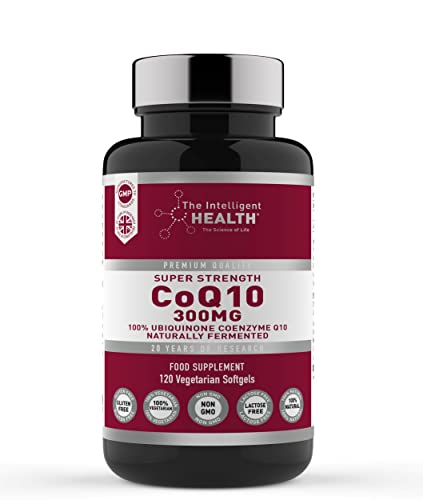 Ubiquinone Coenzyme Q10 300mg Softgel Capsules, 120 Super Strength Vegan Friendly - Maple Wellness Supplements