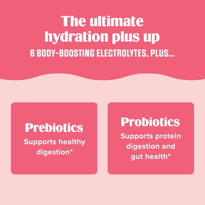 Ultima Replenisher Gut Health Supplement and Electrolytes Powder - Raspberry Lemonade, 14 Stickpacks - Maple Wellness Supplements