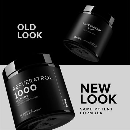 Ultra High Potency Third-Party Tested Trans Resveratrol 1000mg - 98% Pure, Highly Purified and Bioavailable - Resveratrol Polygonum Root Extract - 60 Capsules - Maple Wellness Supplements