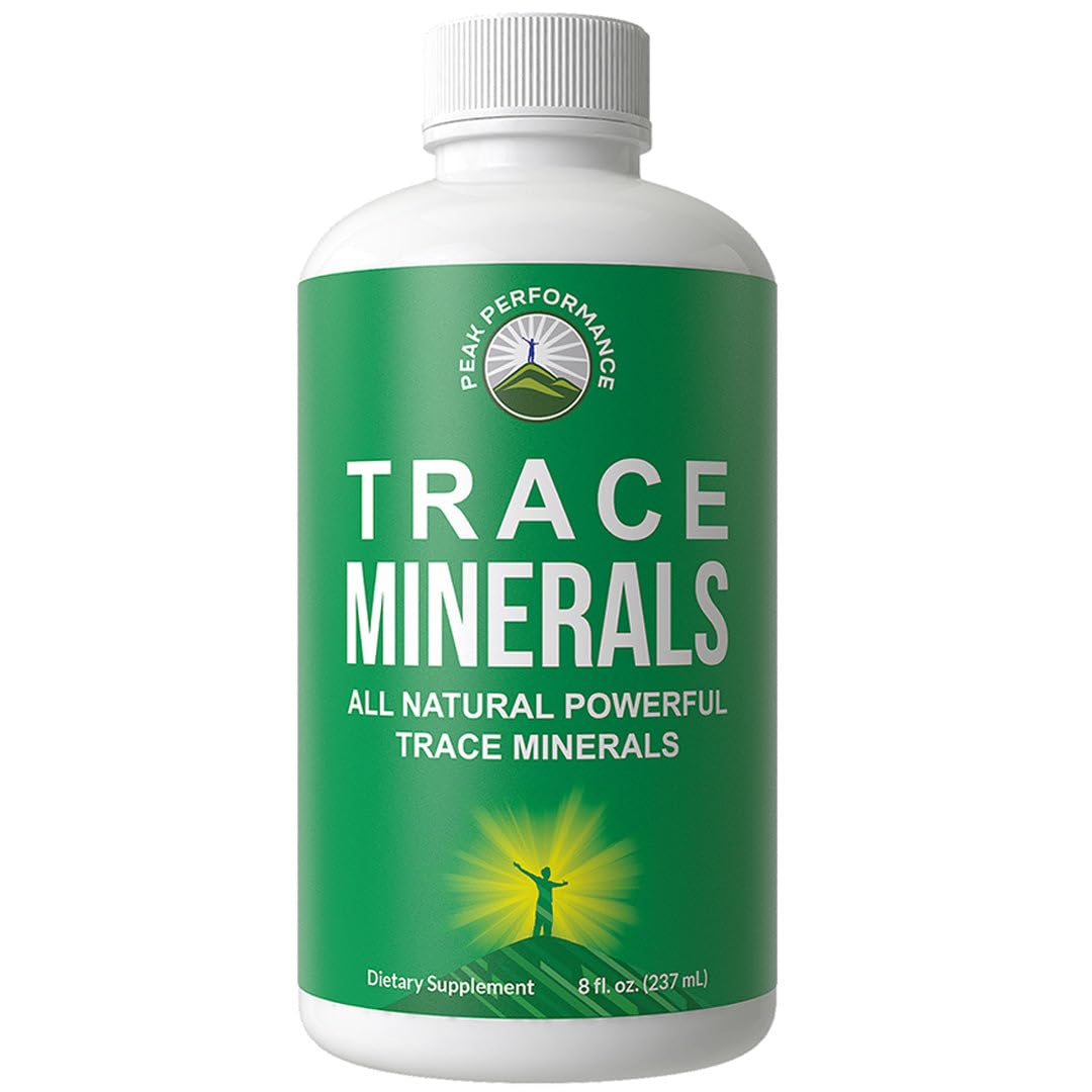 Ultra High Purity Trace Minerals Liquid Drops for Water. Ionic Plant Based Fulvic Trace Mineral Drop Supplement + Magnesium. Replenishes Natural Minerals, Electrolytes + Optimal pH Levels - Maple Wellness Supplements