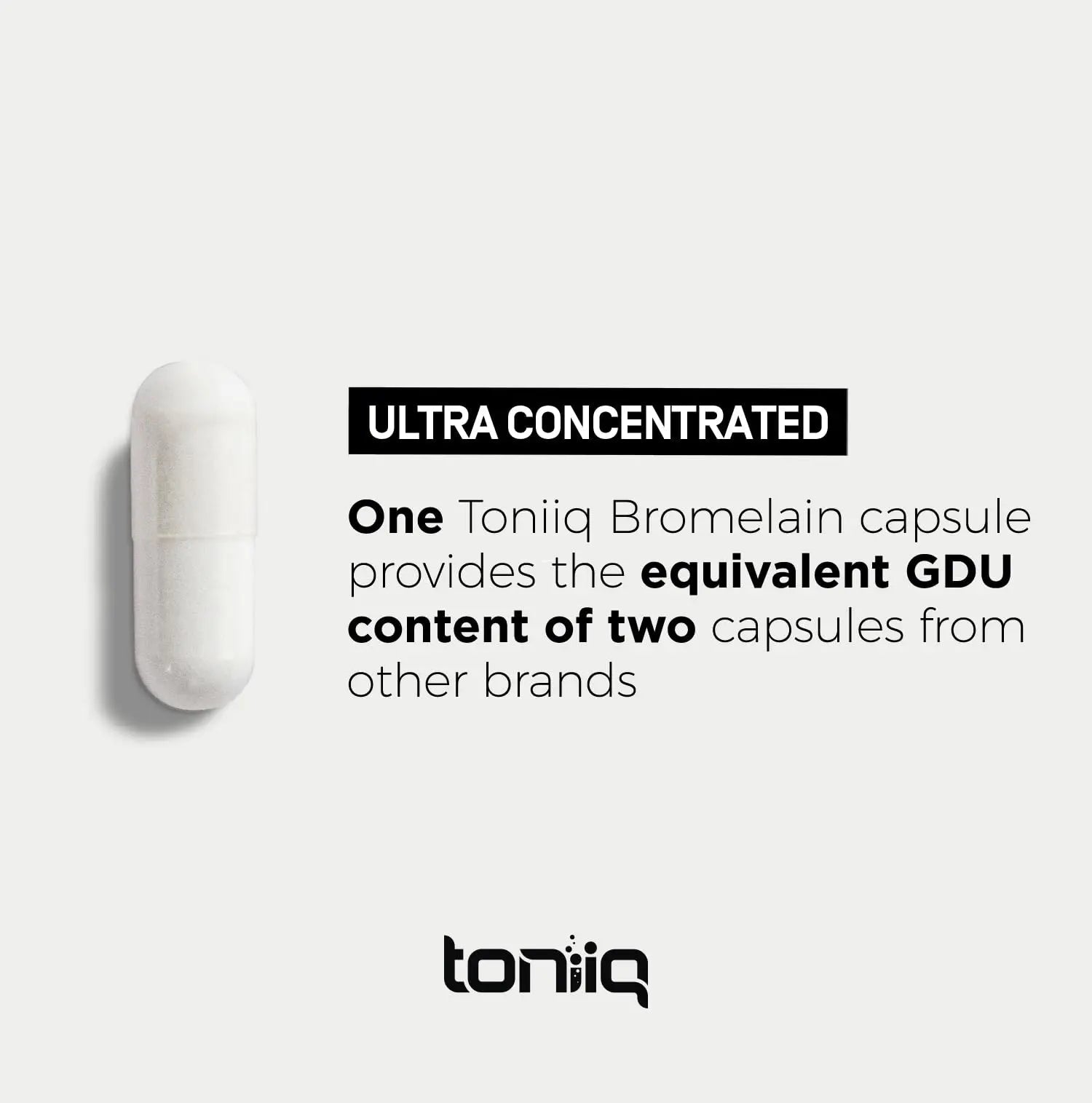 Ultra High Strength Bromelain 500mg - 3600 GDU/Gram - Highly Concentrated and Bioavailable - Third-Party Tested Formula - 120 Vegetarian Capsules - 120 Servings Per Container - Bromelain Supplement - Maple Wellness Supplements