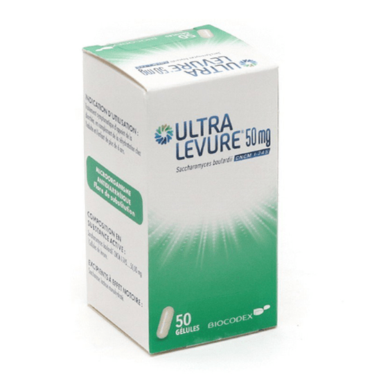 Ultra levure 50mg 50 caps - treatment of dehydration - Maple Wellness Supplements