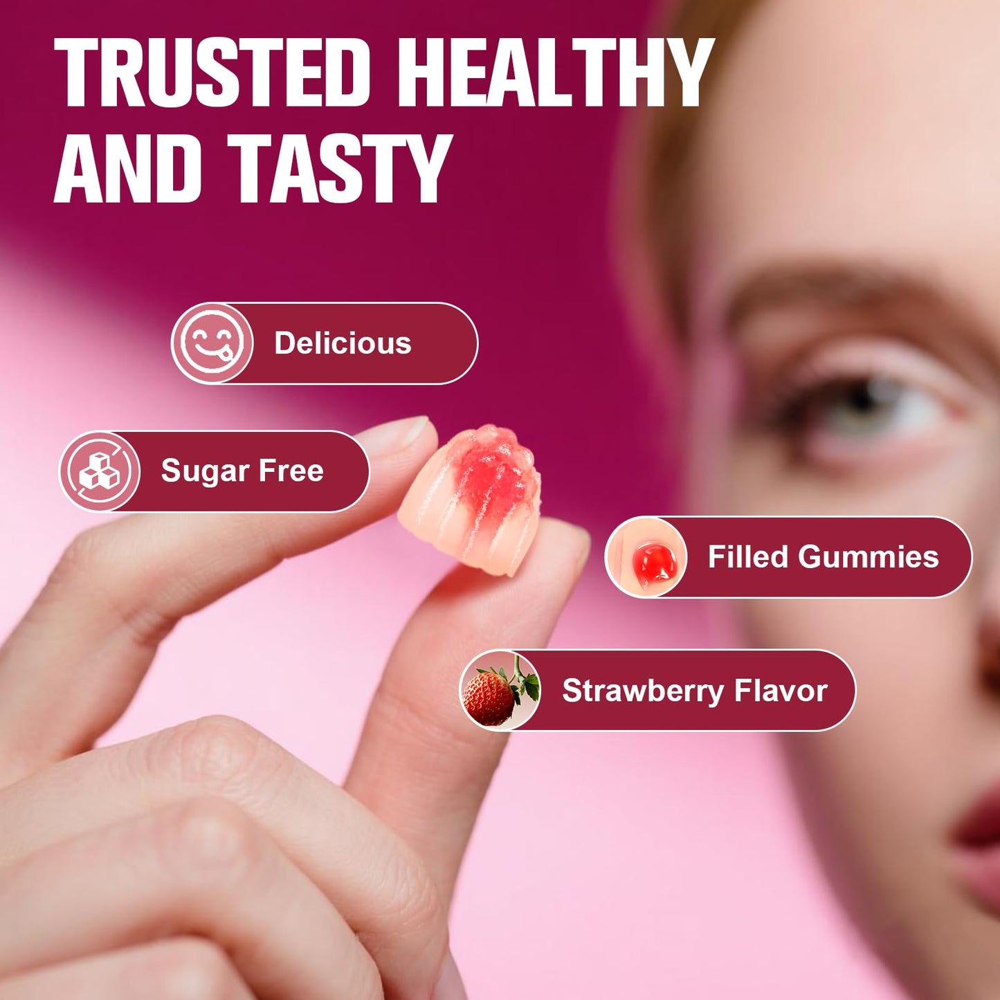 Ultra Methylated Vitamin B Complex Sugar Free Gummies - All B Vitamins + Vitamin C D3 K2 Ashwagandha Magnesium Omega 3 CoQ10 for Women Men - Methyl Vitamin B12 - Maple Wellness Supplements
