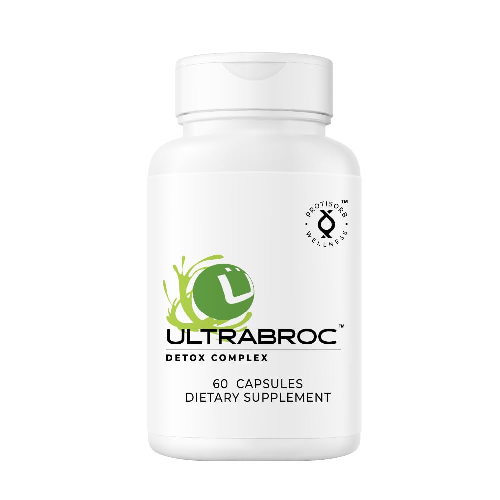 UltraCur Detoxification Supplement | Broccoli Seed Extract & Protisorb Curcumin, Sulforaphane Glucoraphanin, Liver Support, Antioxidant Supplement, Fast Absorption | 60 Veg Capsules - Maple Wellness Supplements