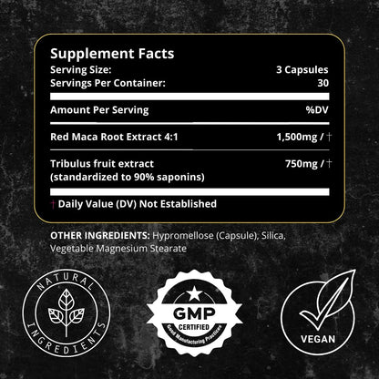 UNALTERED Hormone Balance & Mood Support for Women - Naturally Supports Hormonal Balance & Energy with Tribulus Terrestris & Red Maca Root Extract - Dietary Supplement - 90 Vegan Capsules - Maple Wellness Supplements