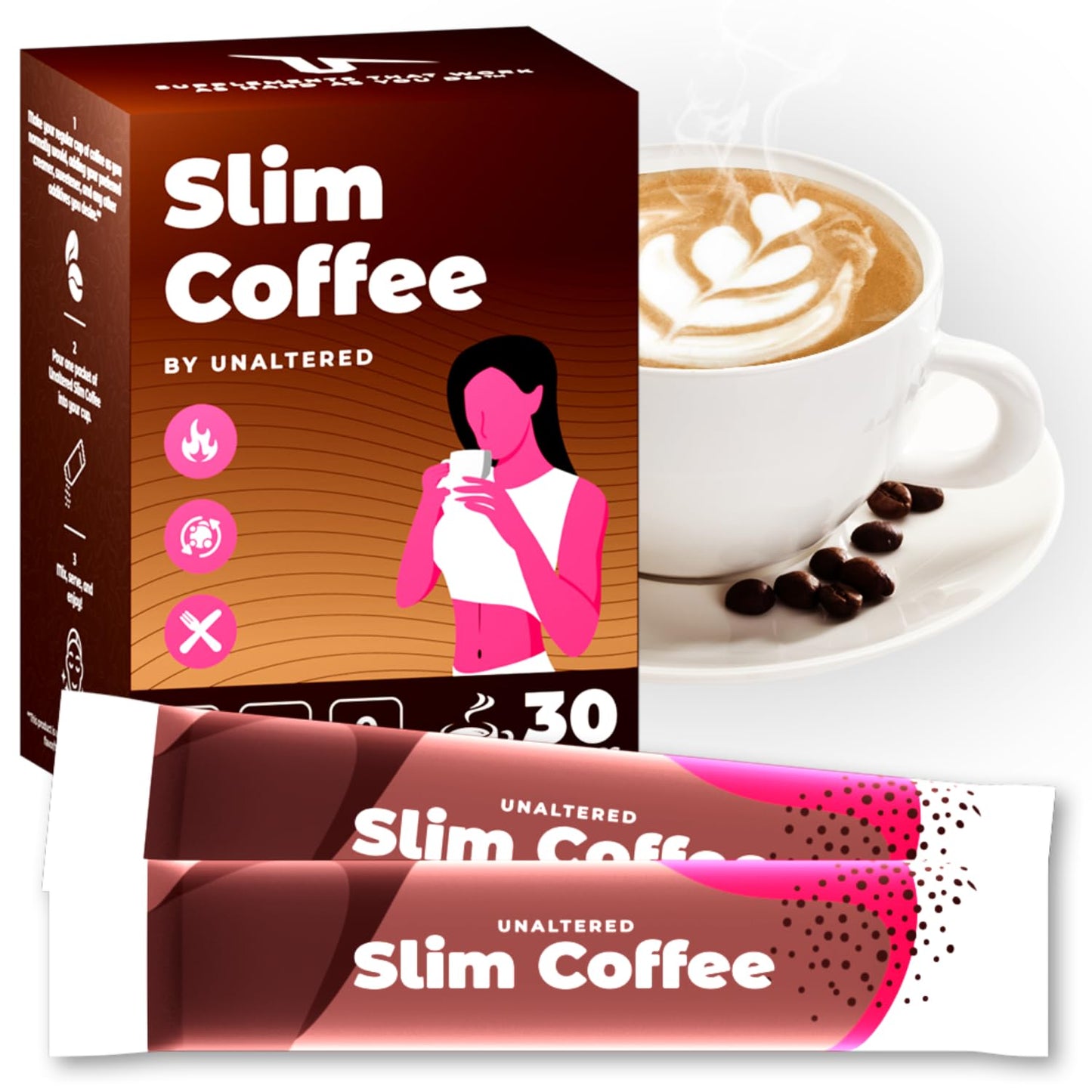UNALTERED Weight Loss Coffee for Women - Boost Metabolism, Suppress Appetite - Maple Wellness Supplements