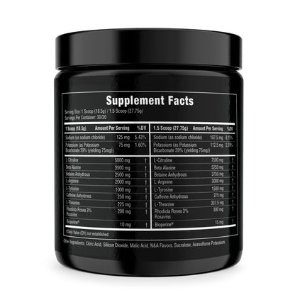 Uncaged Extreme Pre-Workout Powder - Extreme Energy, Focus, Nitric Oxide & Muscle - Maple Wellness Supplements