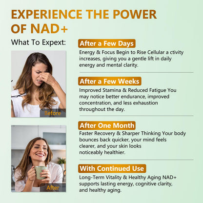 UNcena NAD Supplement 1500mg - Liposomal NAD+ Nicotinamide Riboside with Resveratrol, NAD Plus Boosting - Support Cellular Health, Stamina & Healthy Aging for Women & Men- 120 Capsules - Maple Wellness Supplements