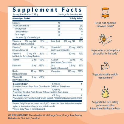 UNICITY BALANCE ORANGE - Stay Full Longer by Slowing Carbohydrate Absorption - Maple Wellness Supplements