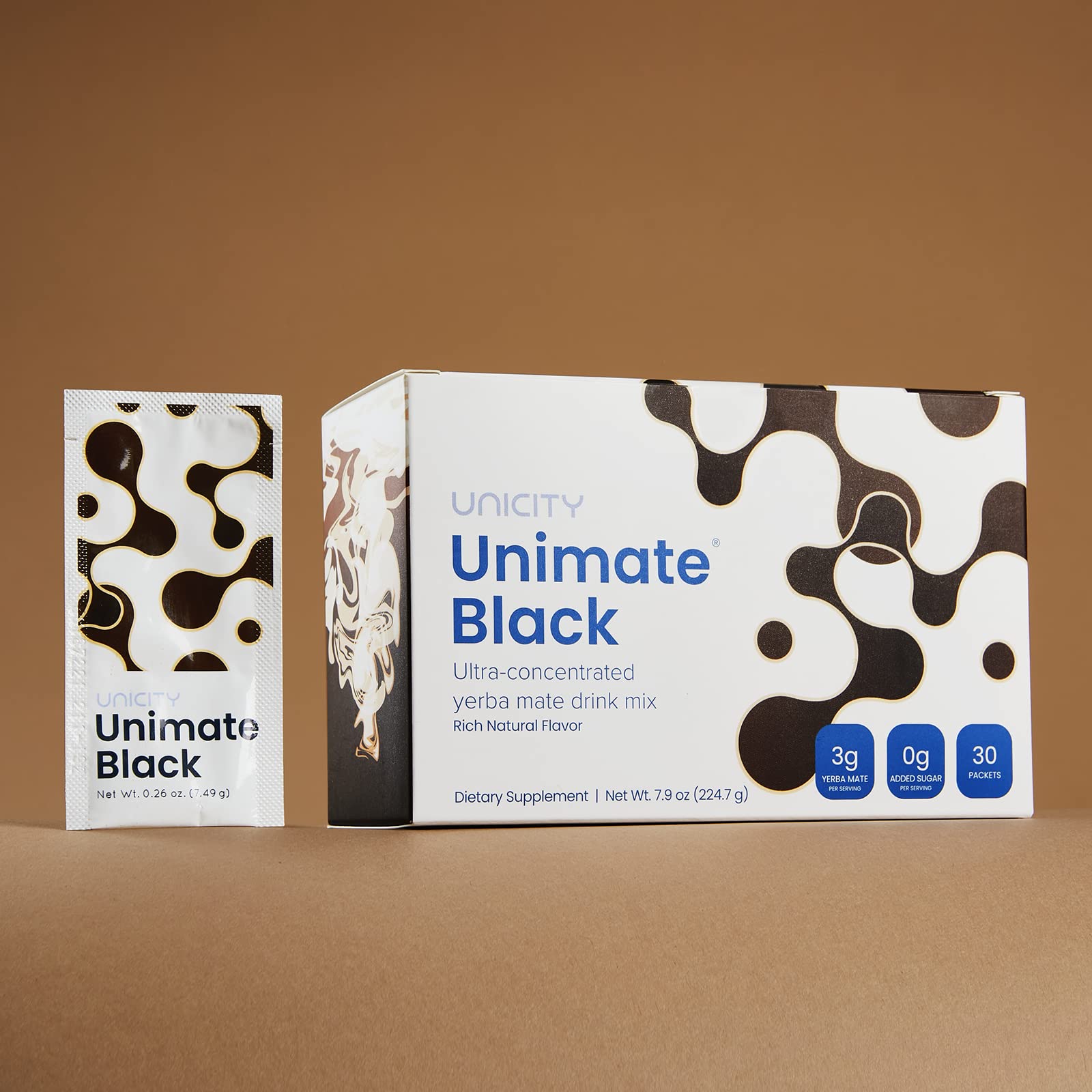 Unicity UNIMATE Black - Great Tasting - 30 Pack - Maple Wellness Supplements