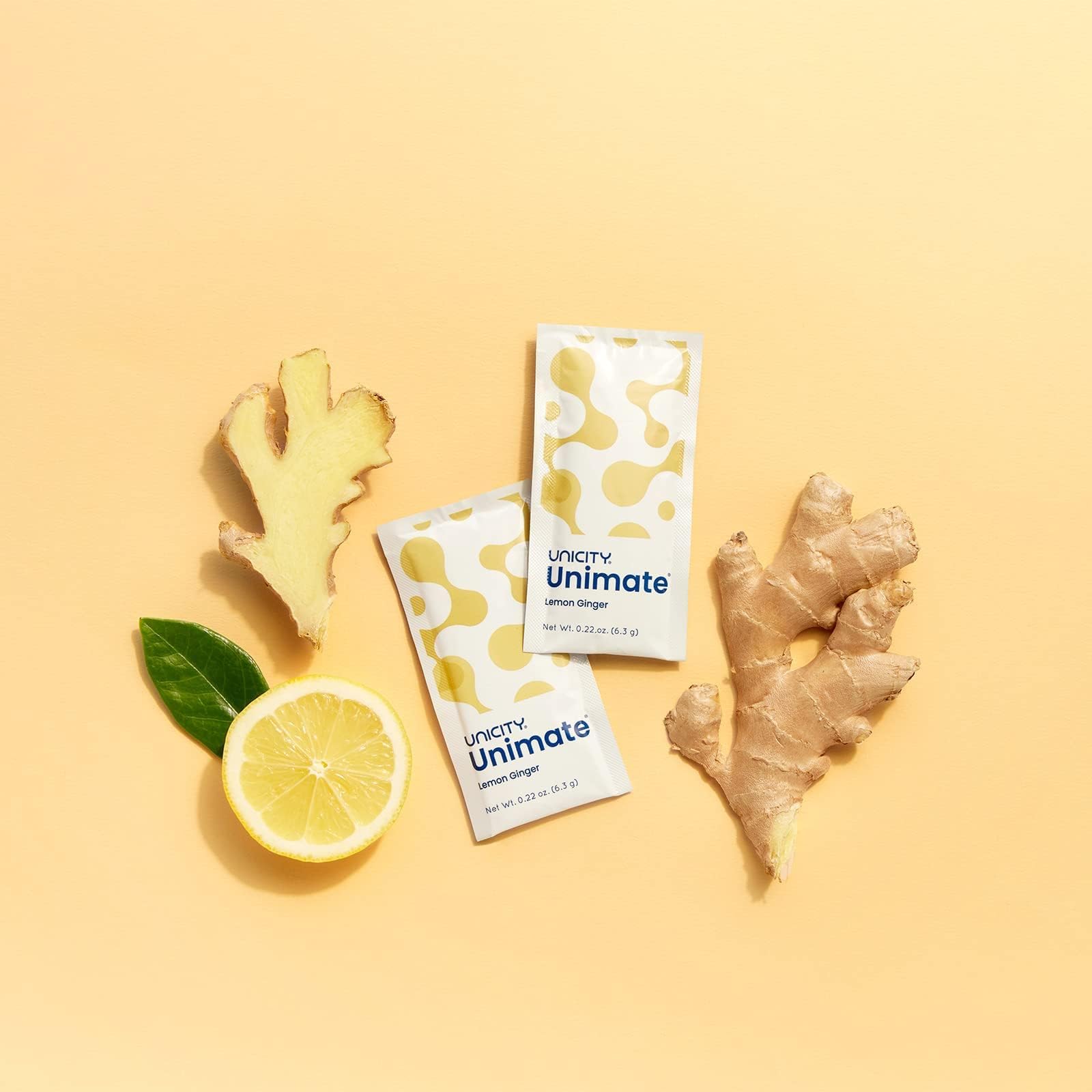 Unicity UNIMATE (Lemon Ginger, 30 Pouches) - Maple Wellness Supplements