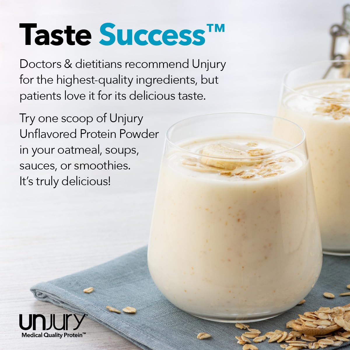 Unjury Unflavored Protein Powder | 21g 100% Whey Isolate Protein Powder | Unflavored Whey Protein Powder | Low Carb and Sugar Free Whey Protein Isolate | Gluten Free - Maple Wellness Supplements