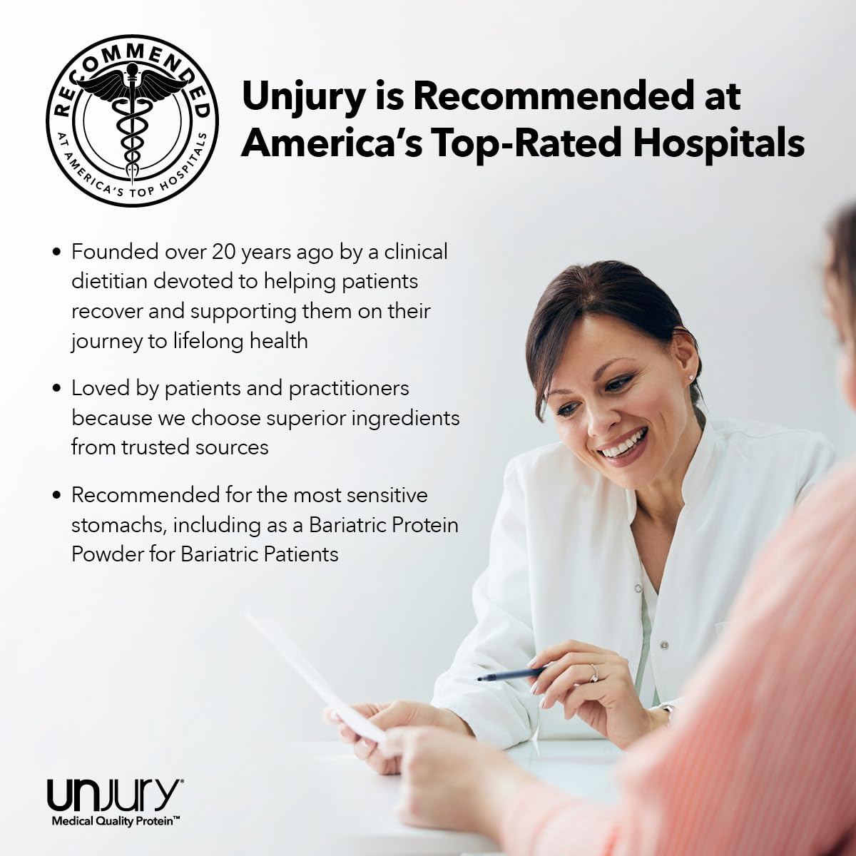 Unjury Unflavored Protein Powder | 21g 100% Whey Isolate Protein Powder | Unflavored Whey Protein Powder | Low Carb and Sugar Free Whey Protein Isolate | Gluten Free - Maple Wellness Supplements