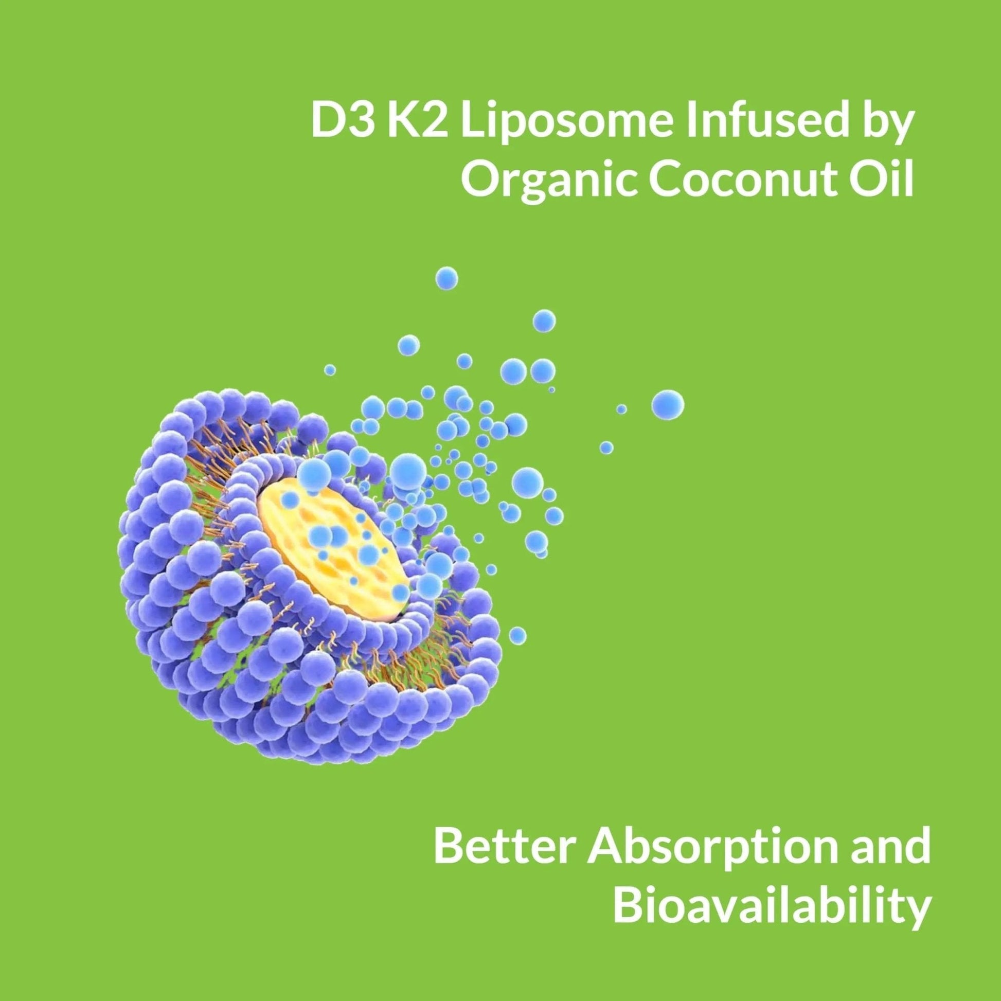 UpNourish Liposomal Vitamin D3 50000 IU (Vitamina D3 de 50000) with 1000 mcg Vitamin K, High Dose Vitamin D3 K2, Vitamin D 50000 IU with K1, K2 MK-4 and MK-7, 120 Mini Softgels - Maple Wellness Supplements